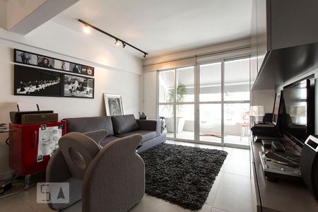 Sala de apartamento para alugar com 1 quarto, 75m² em Perdizes, São Paulo