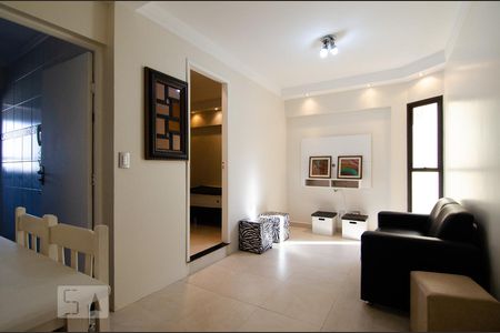 Sala de apartamento para alugar com 1 quarto, 48m² em Cambuí, Campinas
