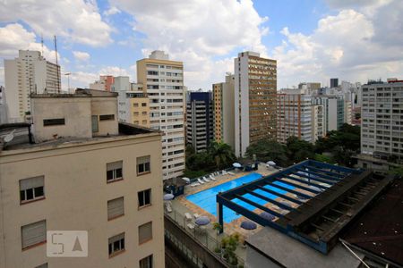 Vista de kitnet/studio para alugar com 1 quarto, 35m² em Santa Cecília, São Paulo