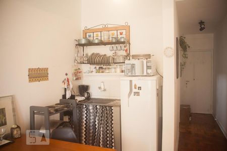 Sala/Cozinha de kitnet/studio à venda com 1 quarto, 33m² em Centro Histórico de São Paulo, São Paulo