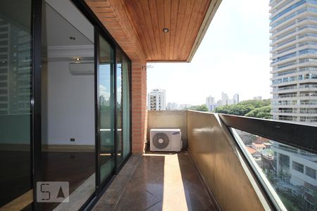 Varanda da Sala de apartamento para alugar com 4 quartos, 198m² em Vila Mariana, São Paulo