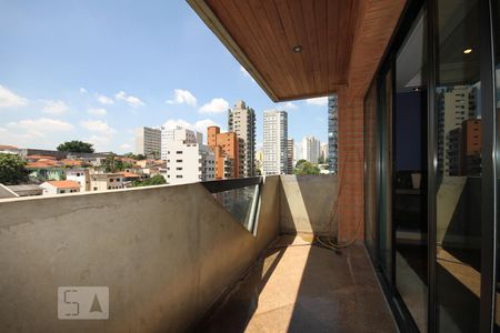 Varanda da Sala de apartamento para alugar com 4 quartos, 198m² em Vila Mariana, São Paulo