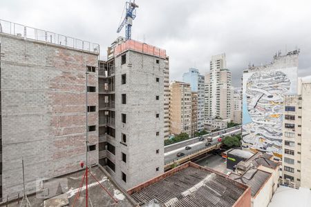 Vista da Sala de apartamento para alugar com 1 quarto, 31m² em Vila Buarque, São Paulo
