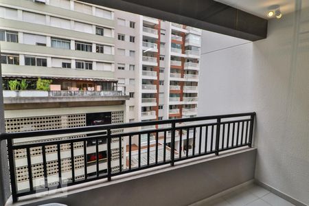varanda de kitnet/studio para alugar com 1 quarto, 22m² em Centro, São Paulo