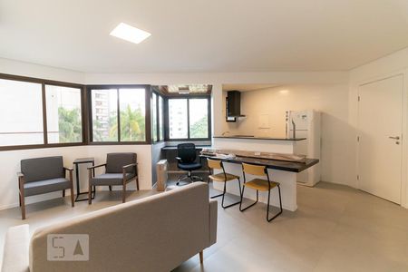 Sala de apartamento para alugar com 1 quarto, 50m² em Jardim Paulistano, São Paulo