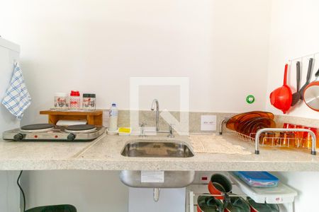 Cozinha de kitnet/studio para alugar com 1 quarto, 30m² em Butantã, São Paulo