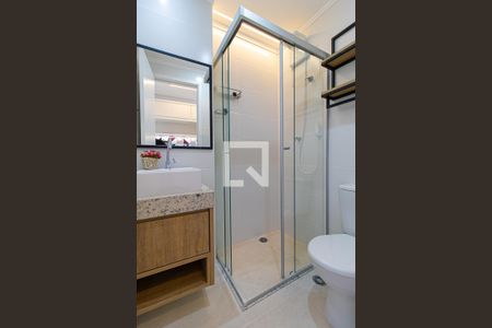 Banheiro de apartamento para alugar com 1 quarto, 16m² em Bela Vista, São Paulo