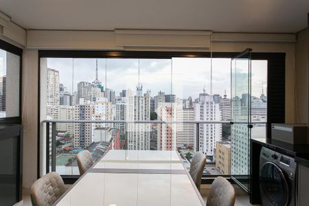 Varanda de apartamento para alugar com 1 quarto, 38m² em Aclimação, São Paulo