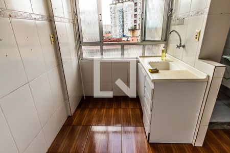 Cozinha de kitnet/studio para alugar com 1 quarto, 23m² em Campos Elíseos, São Paulo