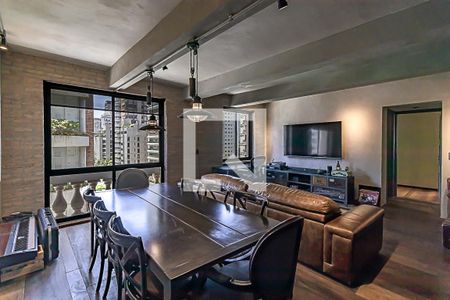 Sala de apartamento para alugar com 1 quarto, 90m² em Itaim Bibi, São Paulo