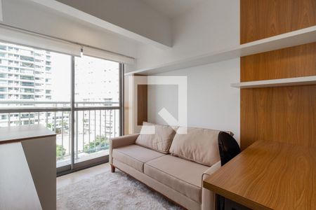 Sala de apartamento para alugar com 1 quarto, 26m² em Vila Nova Conceição, São Paulo