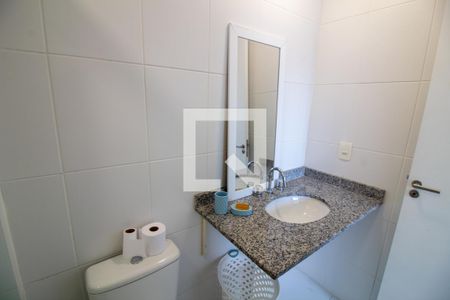Banheiro de kitnet/studio para alugar com 1 quarto, 30m² em Santo Amaro, São Paulo