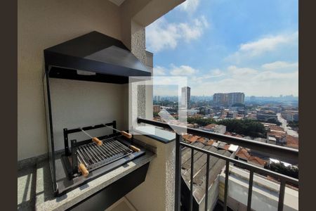 Varanda gourmet de apartamento para alugar com 2 quartos, 59m² em Pari, São Paulo