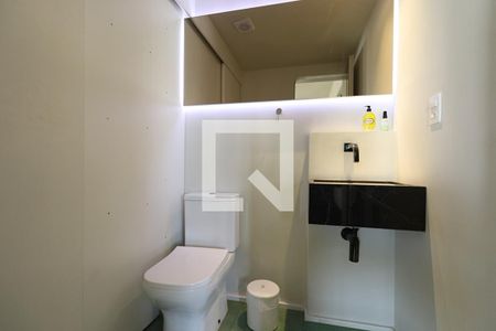 Lavabo de apartamento para alugar com 1 quarto, 57m² em Jardim Paulistano, São Paulo