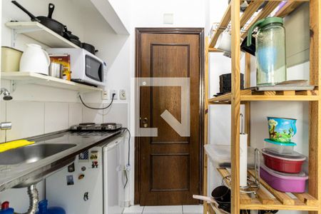 Cozinha de kitnet/studio para alugar com 1 quarto, 28m² em Campos Elíseos, São Paulo