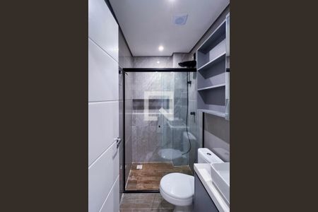 Banheiro de kitnet/studio para alugar com 1 quarto, 29m² em Planalto Paulista, São Paulo