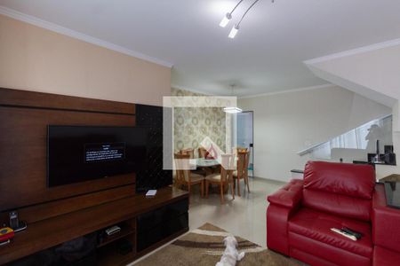 Sala de casa de condomínio para alugar com 3 quartos, 150m² em Vila Ré, São Paulo