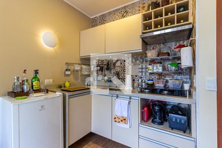 Cozinha de kitnet/studio à venda com 1 quarto, 52m² em Vila Buarque, São Paulo