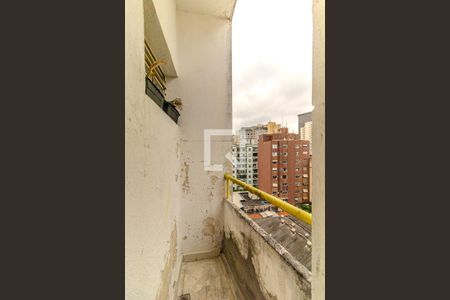 Varanda de kitnet/studio para alugar com 1 quarto, 27m² em Campos Elíseos, São Paulo