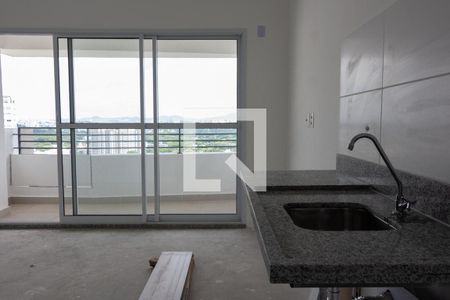 Cozinha de kitnet/studio para alugar com 1 quarto, 25m² em Butantã, São Paulo