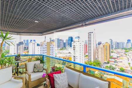 Varanda de apartamento para alugar com 4 quartos, 180m² em Chacara Santo Antônio , São Paulo