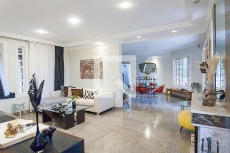 Sala de casa de condomínio para alugar com 4 quartos, 450m² em Parque do Engenho, Nova Lima