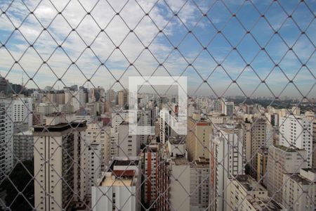 Vista da Sala de apartamento para alugar com 3 quartos, 137m² em Cerqueira César, São Paulo