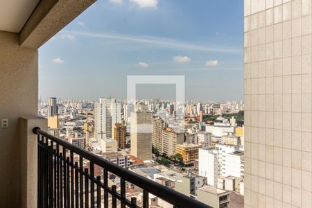 Varanda - Vista de apartamento para alugar com 1 quarto, 36m² em Centro Histórico de São Paulo, São Paulo
