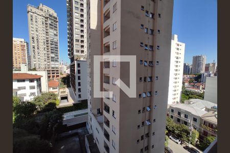Vista da Sacada de kitnet/studio à venda com 1 quarto, 34m² em Perdizes, São Paulo