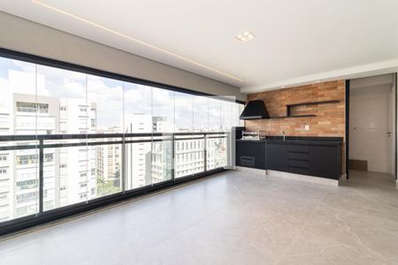 Varanda de apartamento para alugar com 3 quartos, 163m² em Moema, São Paulo