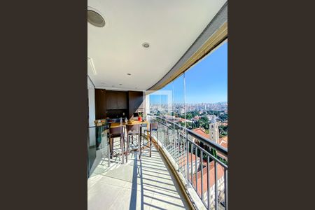Varanda da Sala de apartamento para alugar com 4 quartos, 138m² em Ipiranga, São Paulo