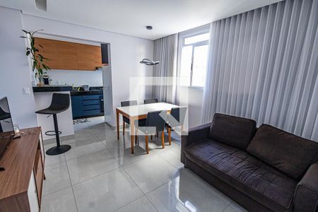 Sala de apartamento para alugar com 2 quartos, 44m² em Dona Clara, Belo Horizonte