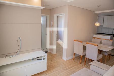 Sala de apartamento para alugar com 2 quartos, 57m² em Vila Real, Hortolândia