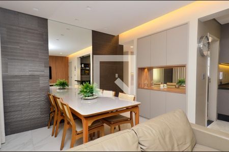 Sala de apartamento à venda com 2 quartos, 80m² em Sagrada Família, Belo Horizonte