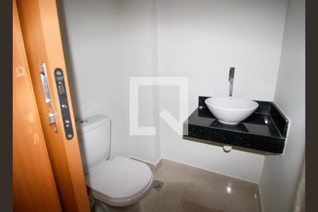 lavabo  de apartamento à venda com 2 quartos, 61m² em Funcionários, Belo Horizonte
