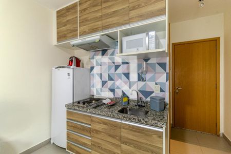 Cozinha de kitnet/studio à venda com 1 quarto, 20m² em República, São Paulo