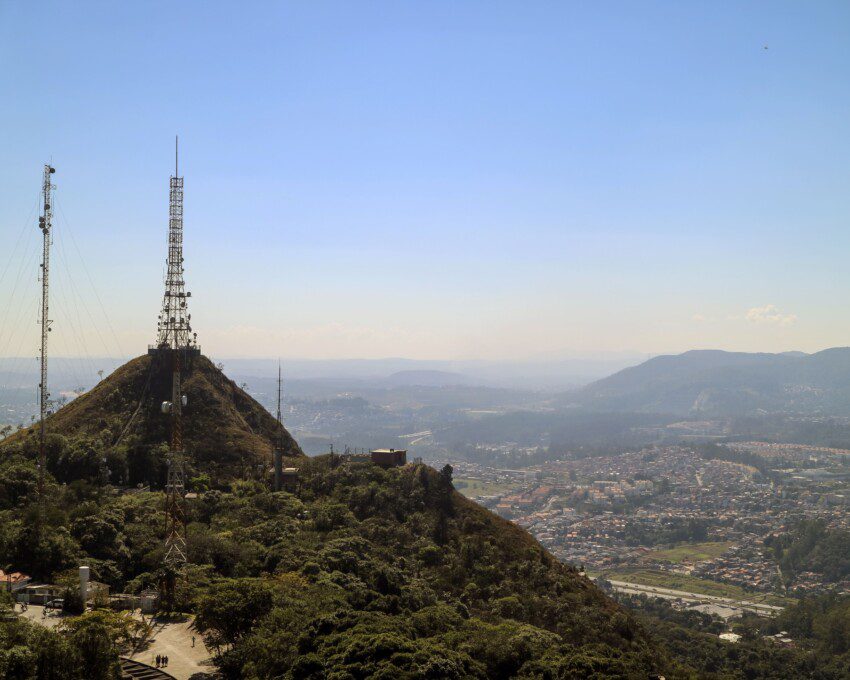 Pico do Jaraguá na capital de São Paulo