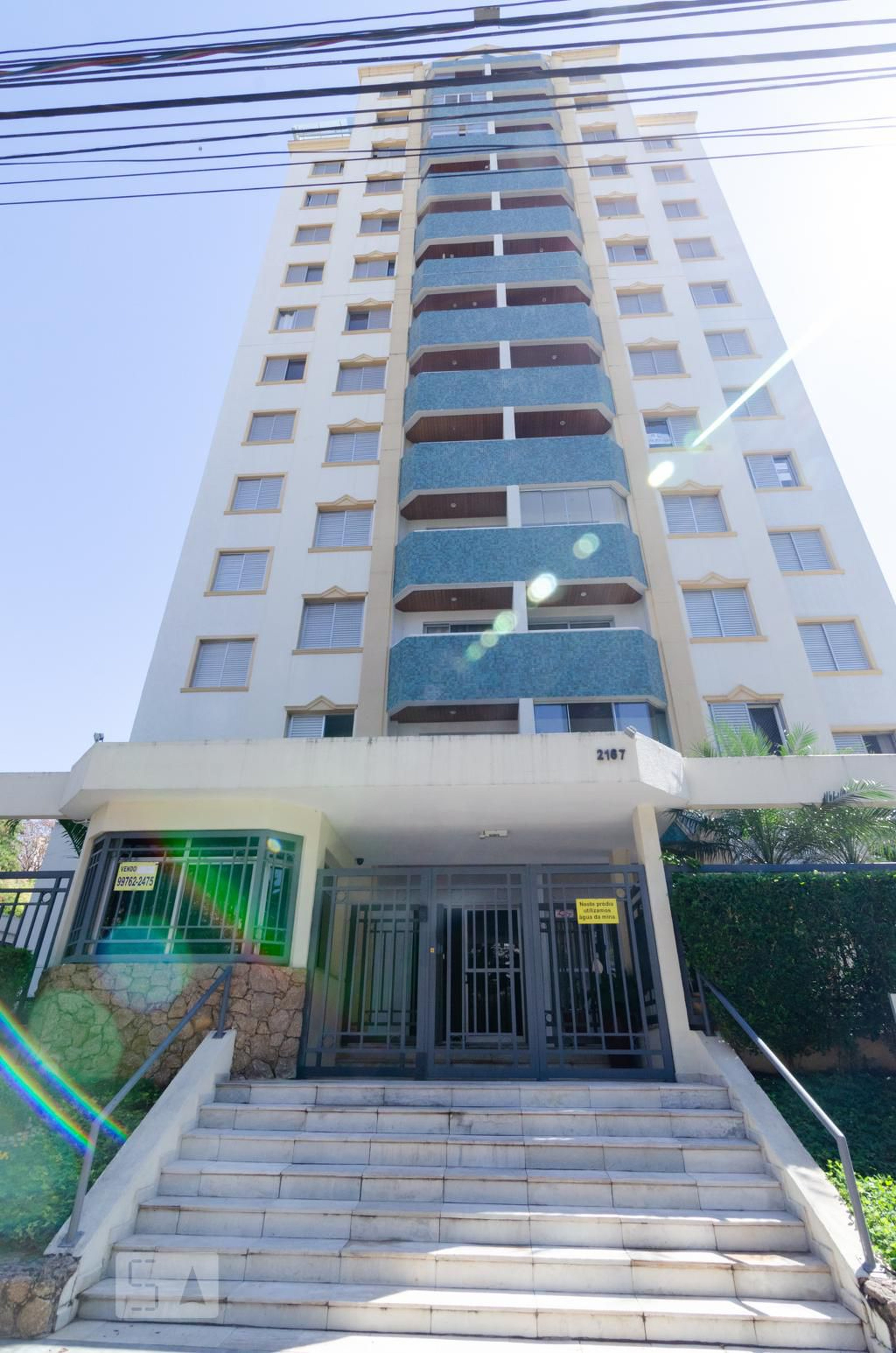 Fachada do prédio Condomínio em Avenida Orosimbo Maia, 2167