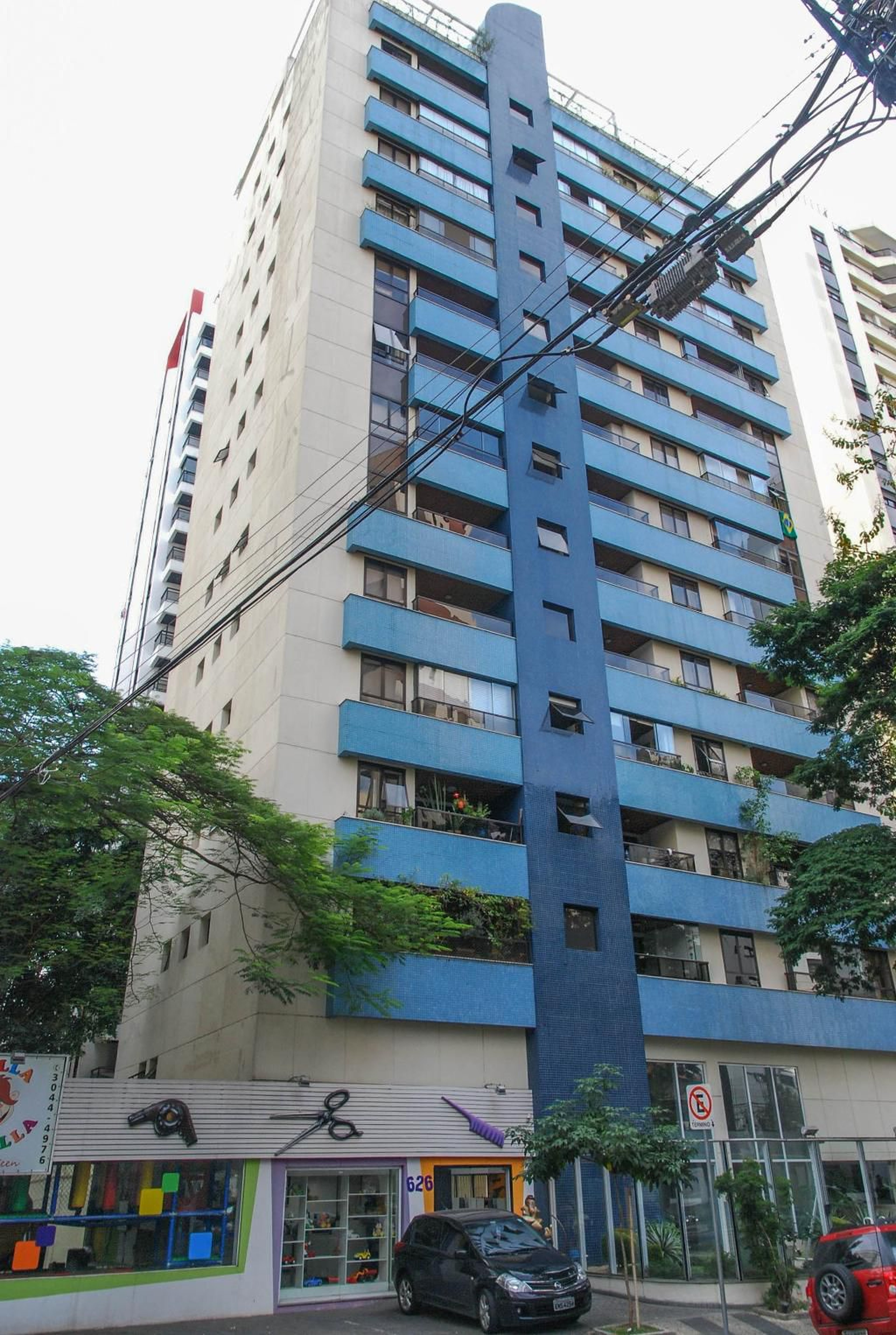 Fachada do predio Edifício Vila Nova One Appartments