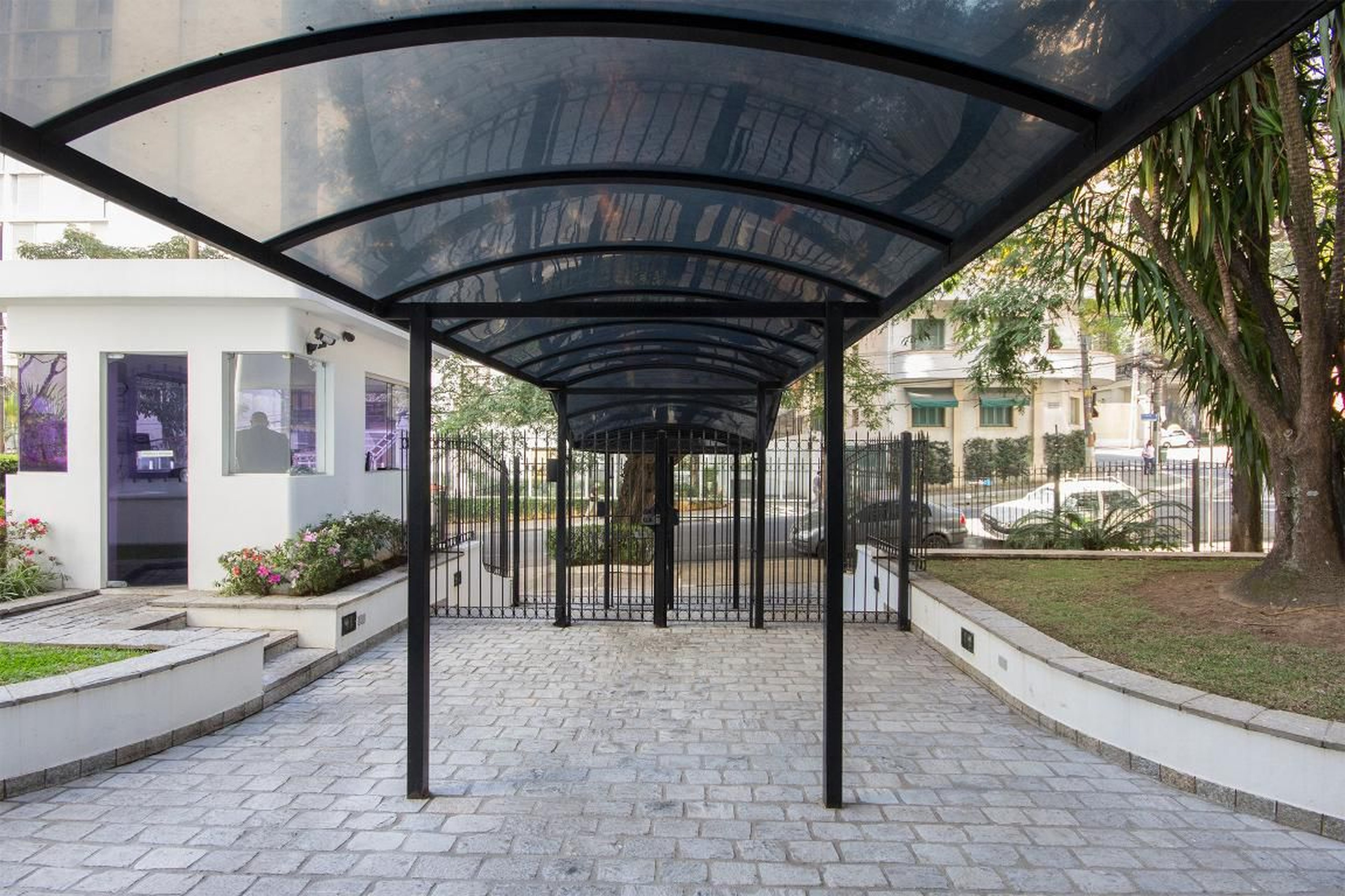 Entrada do prédio - Ilha de Mykonos