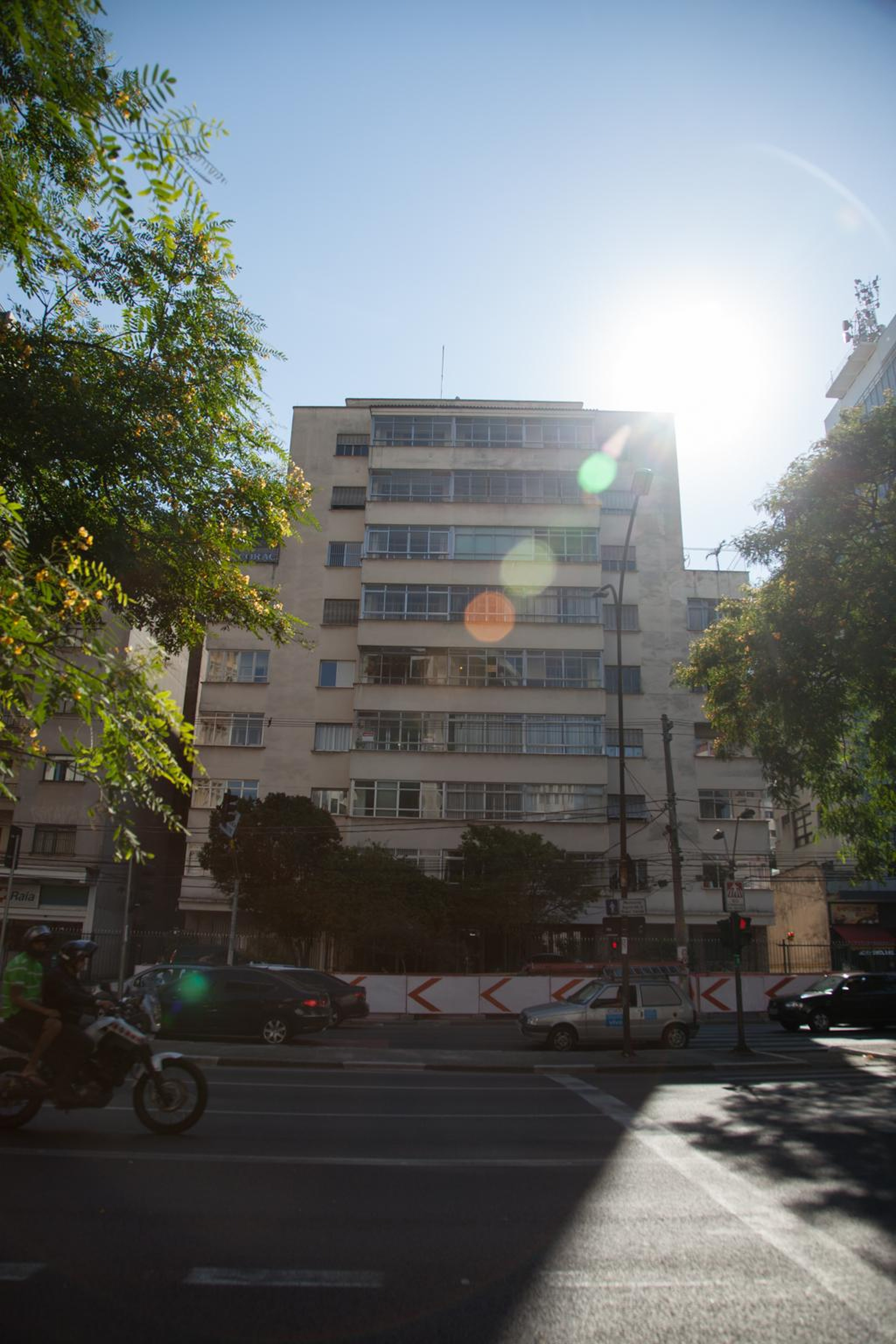 Fachada do prédio Edifício Marte