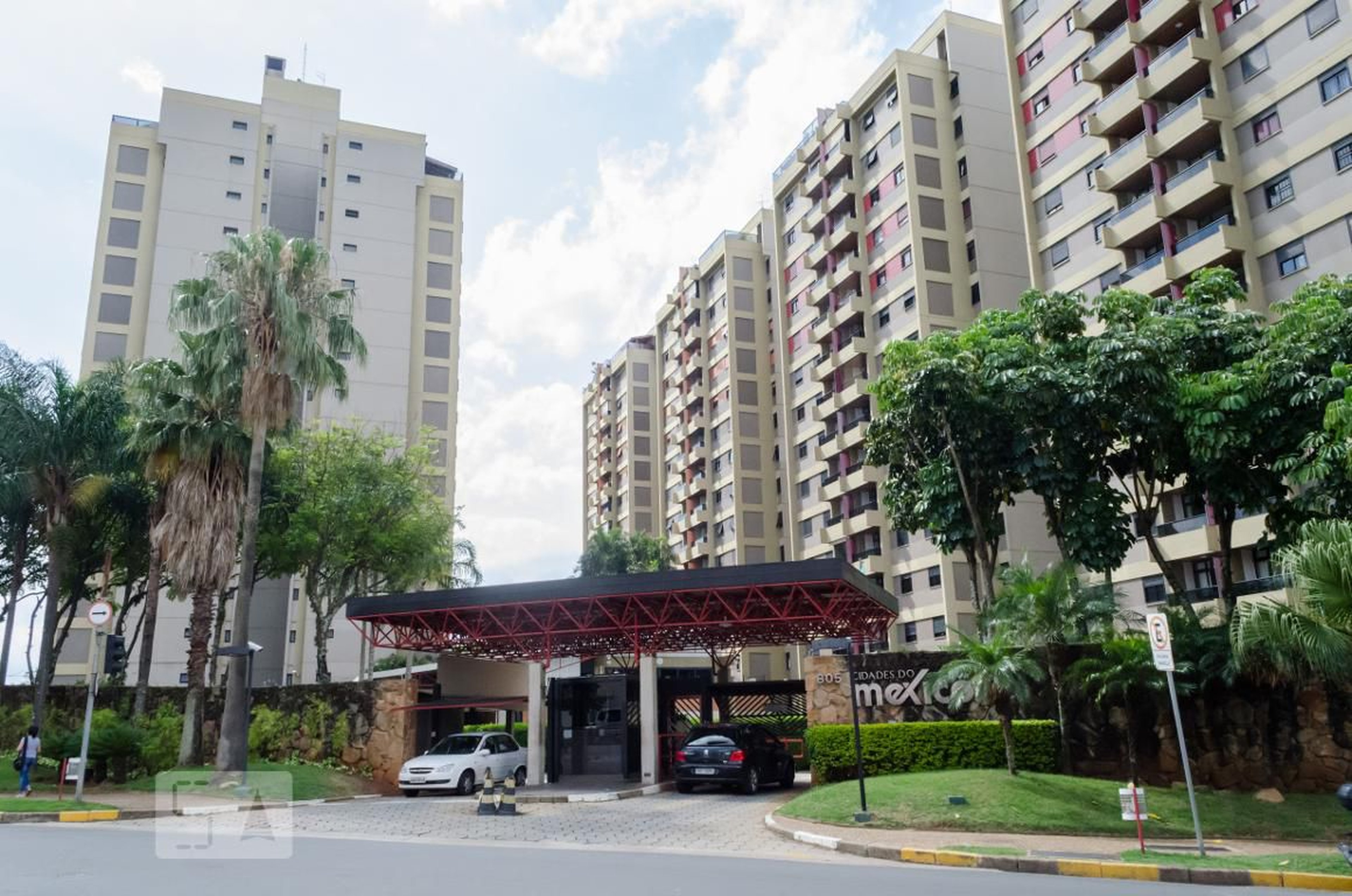 Fachada do prédio Condomínio Cidades do Mexico