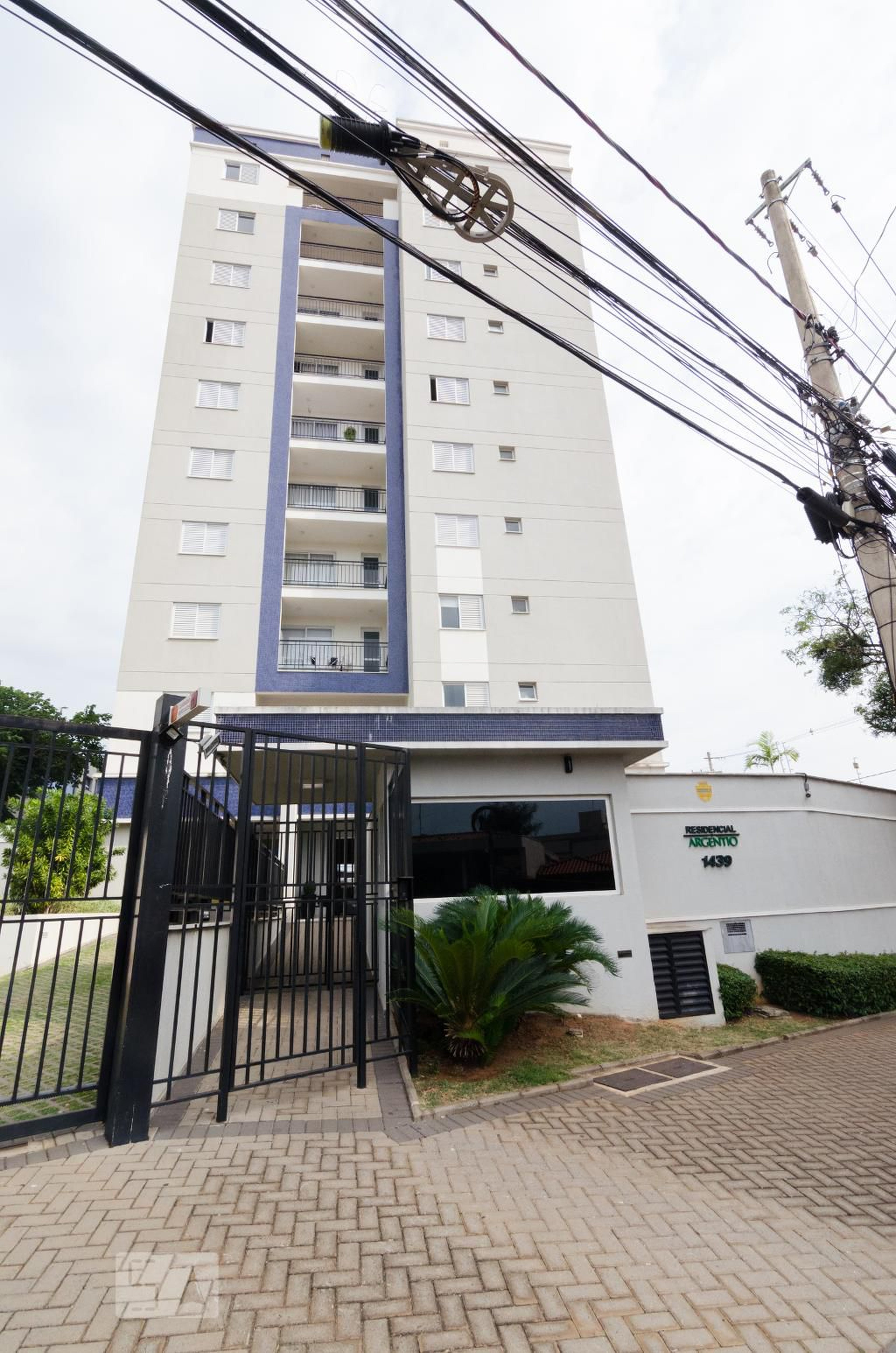 Fachada do prédio Residencial Argentio