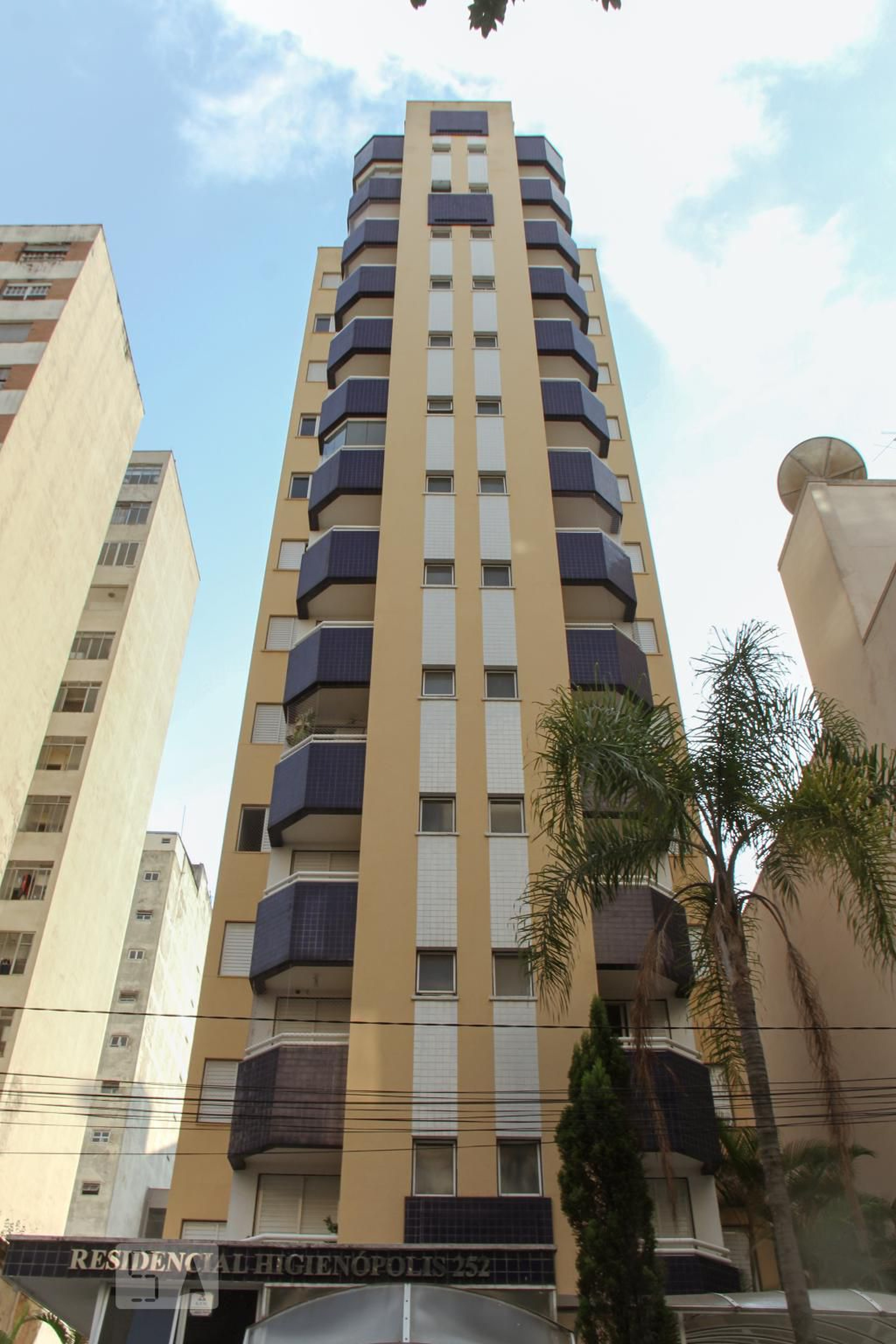 Fachada do Condomínio Residencial Higienópolis