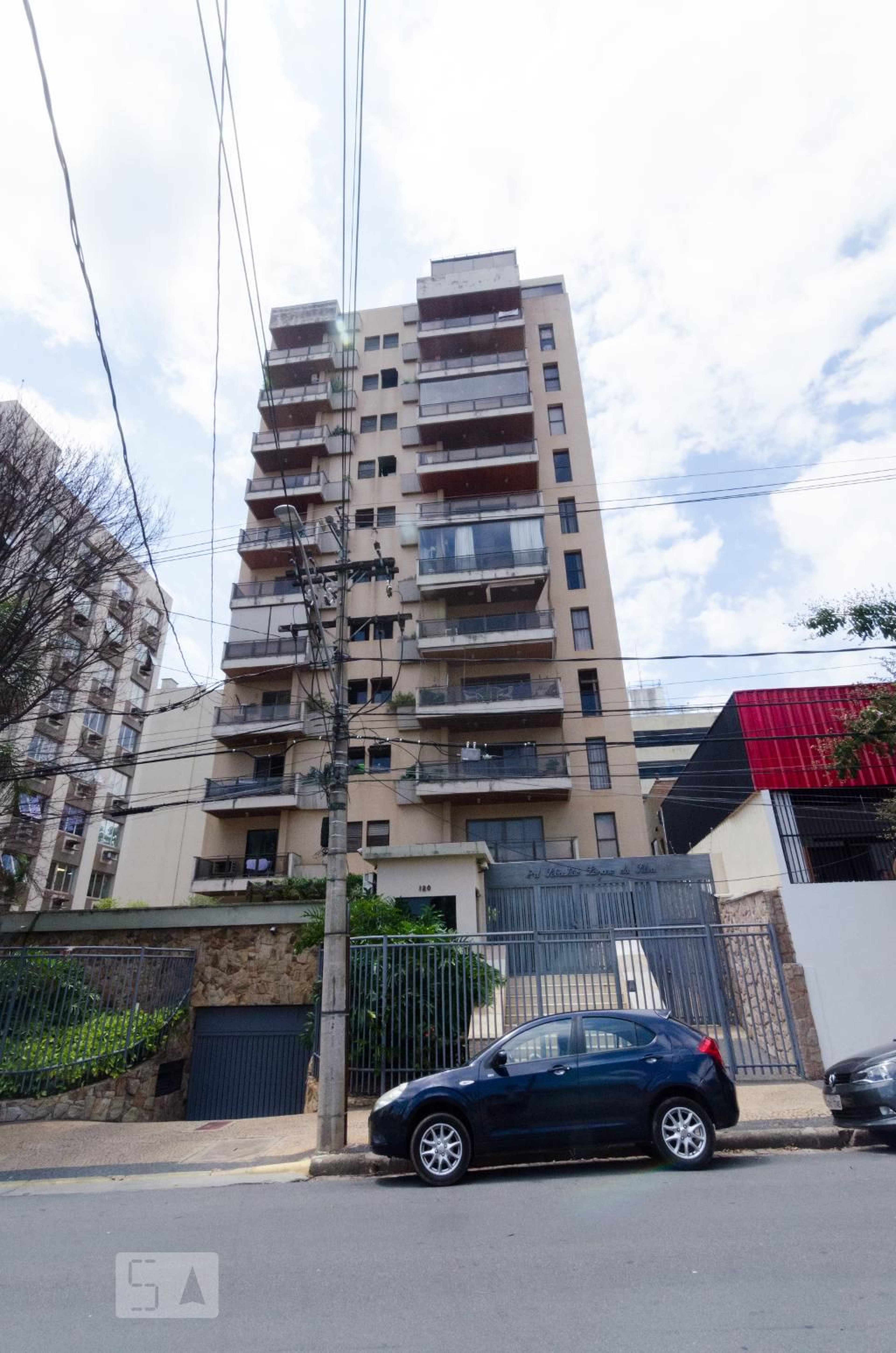 Fachada do prédio Edifício Sebastião Lázaro da Silva