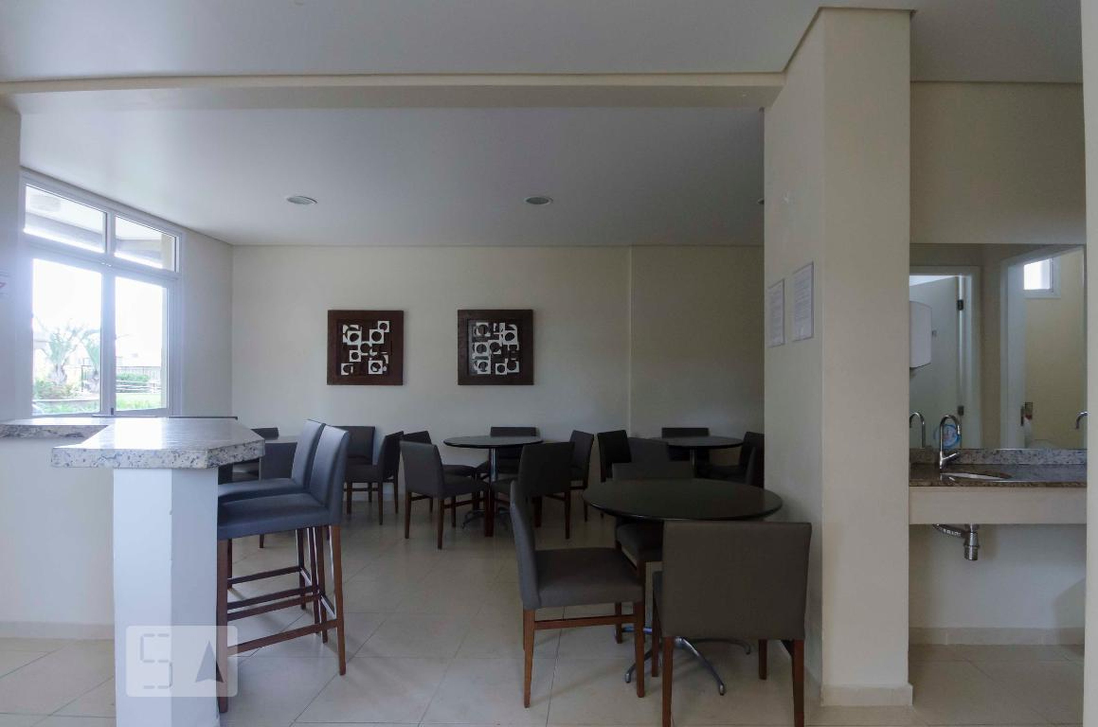 Salão gourmet - Residencial Life Club