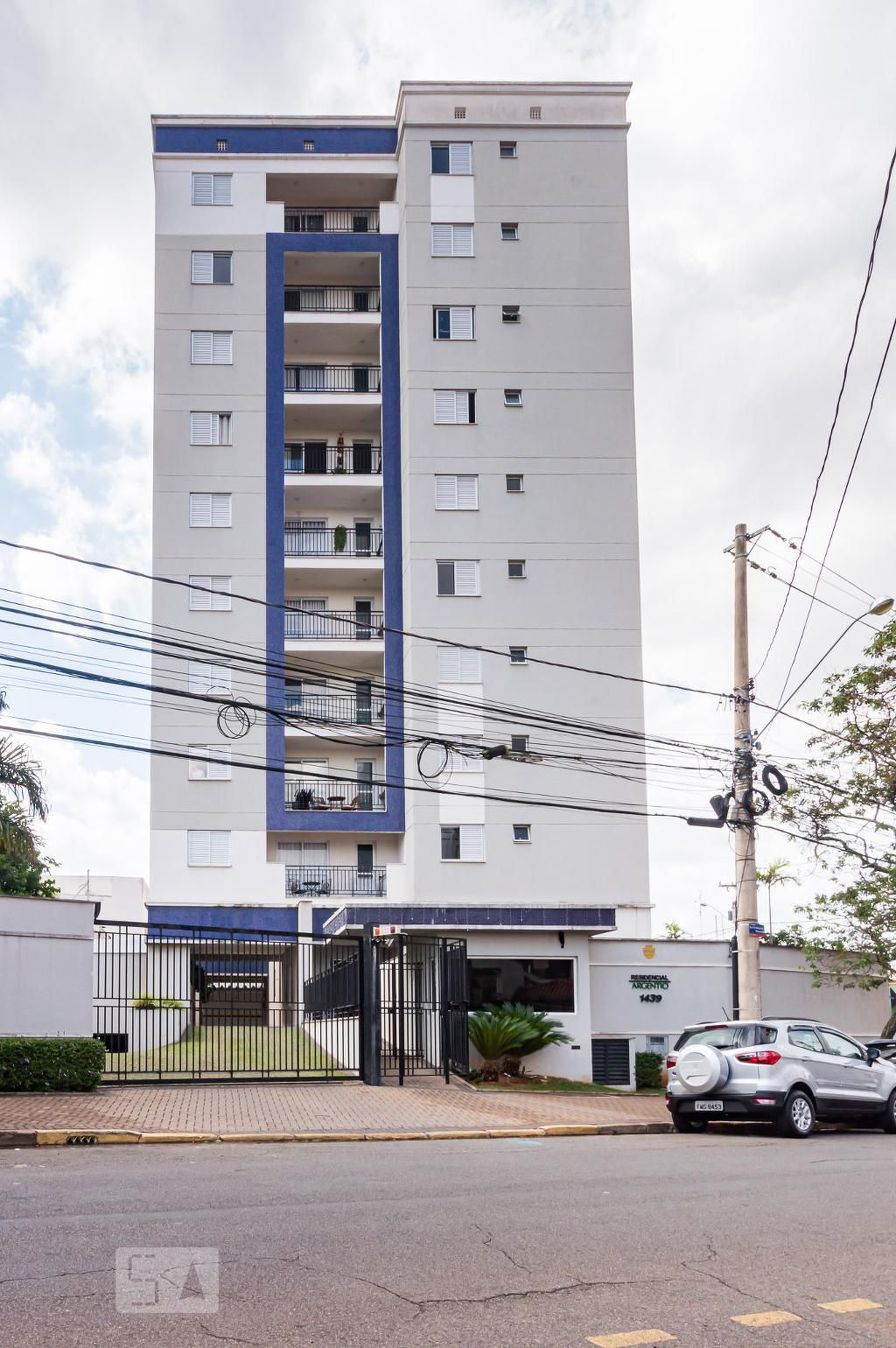 Fachada do Condomínio Residencial Argentio