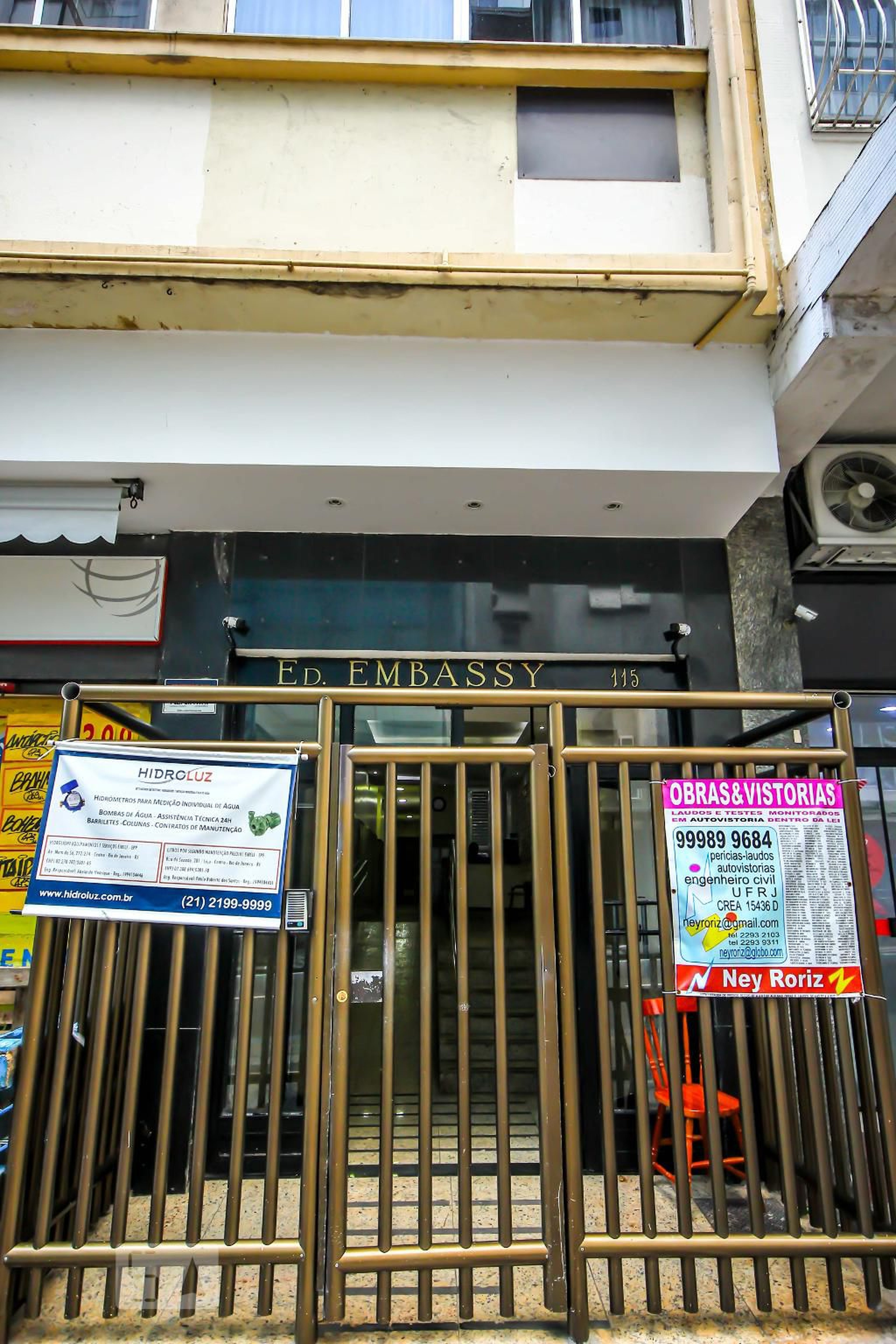 Fachada do prédio Edifício Embassy