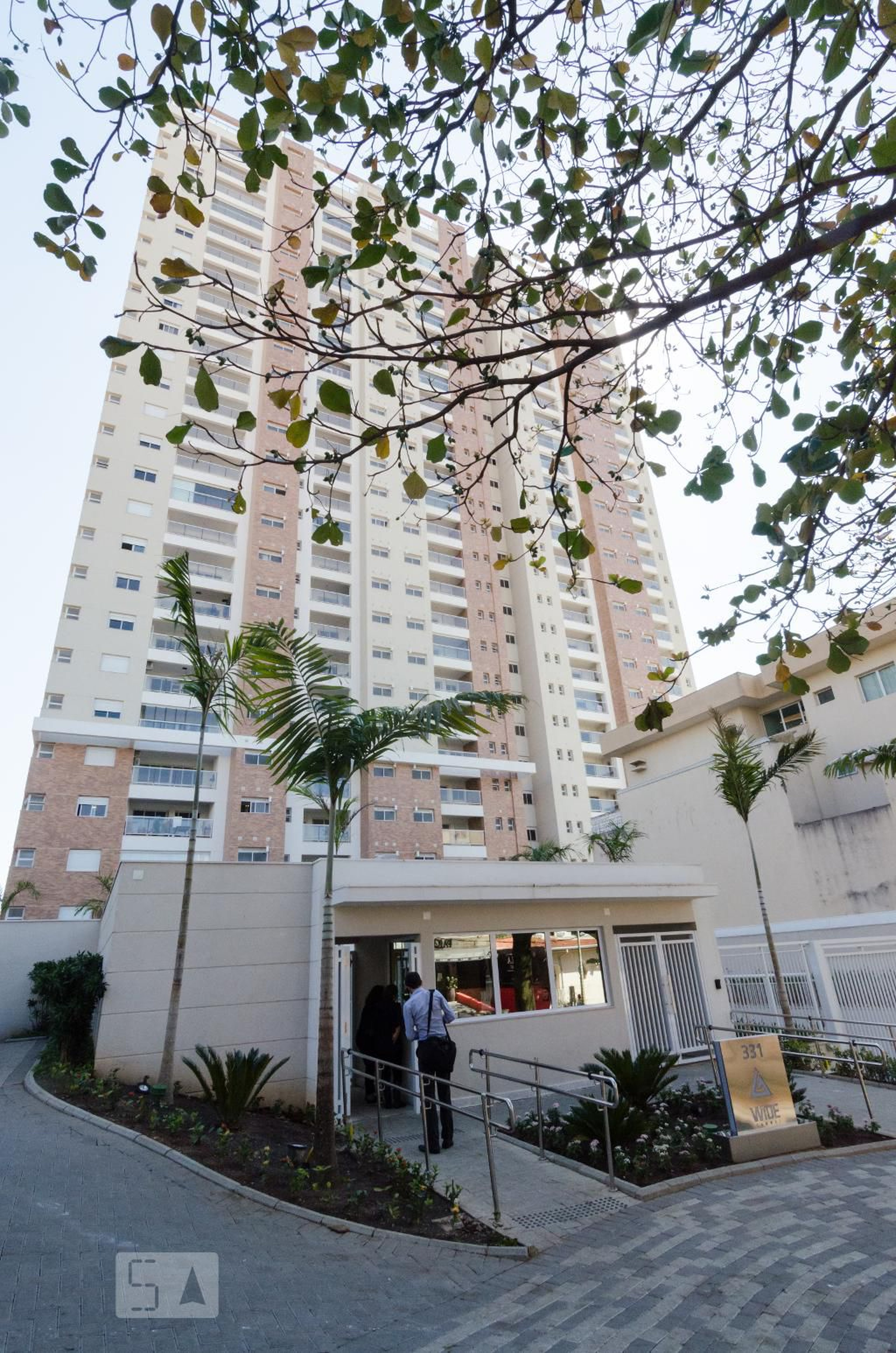 Fachada do condominio Condomínio Wide Cambuí