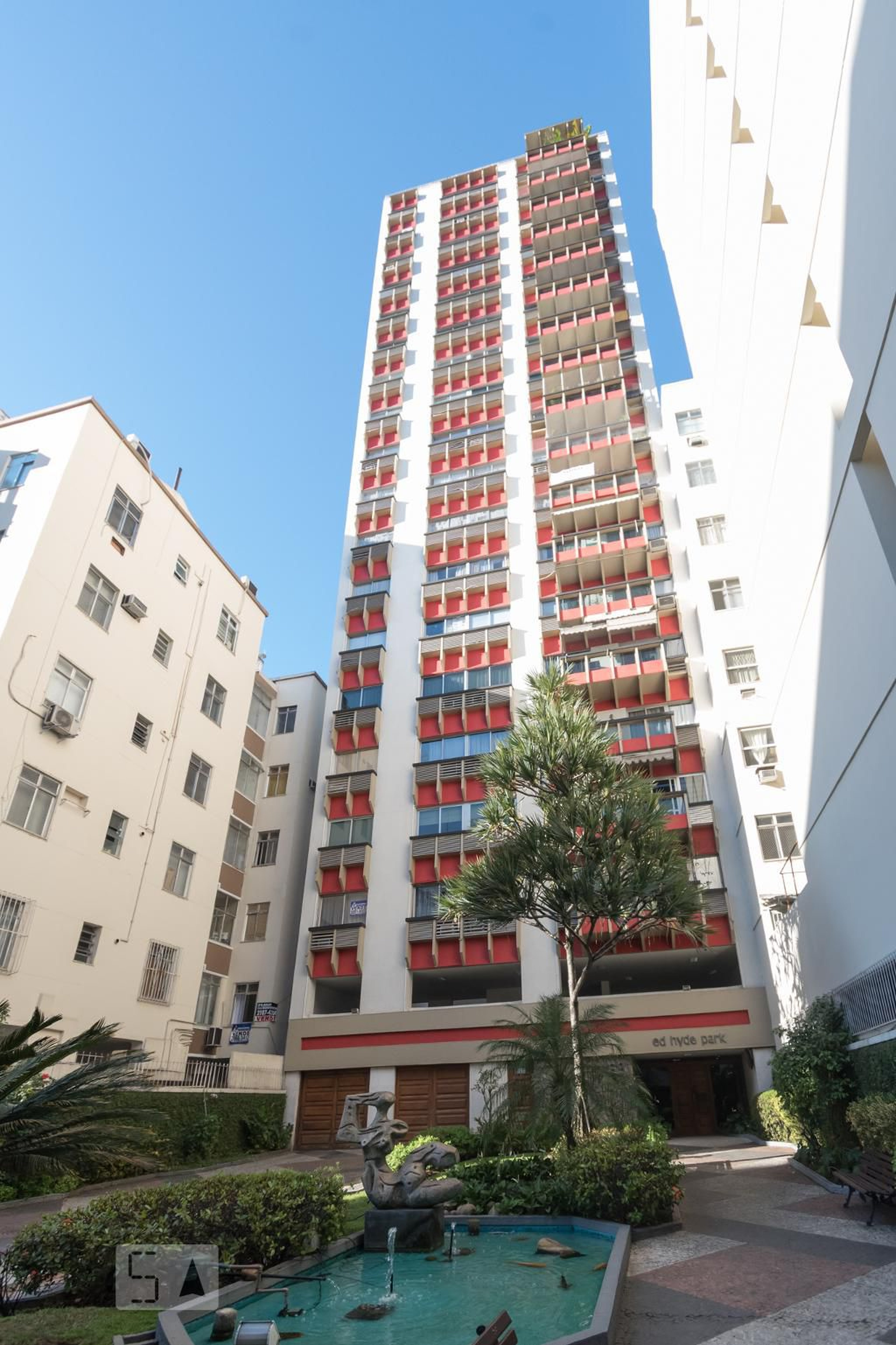 Fachada do prédio Edifício Hyde Park